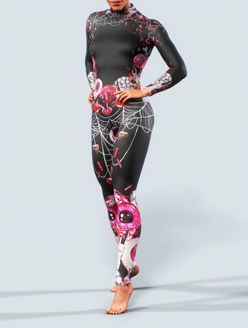 Halloween Full Body Costume Sports Suit Women Activewear Etsy