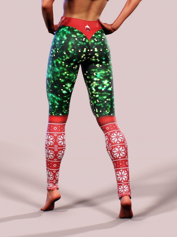 Christmas running tights uk sale