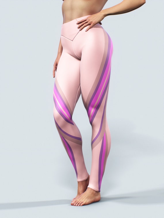 Shaping Princess Leggings Women Sports Clothing Pink Adult
