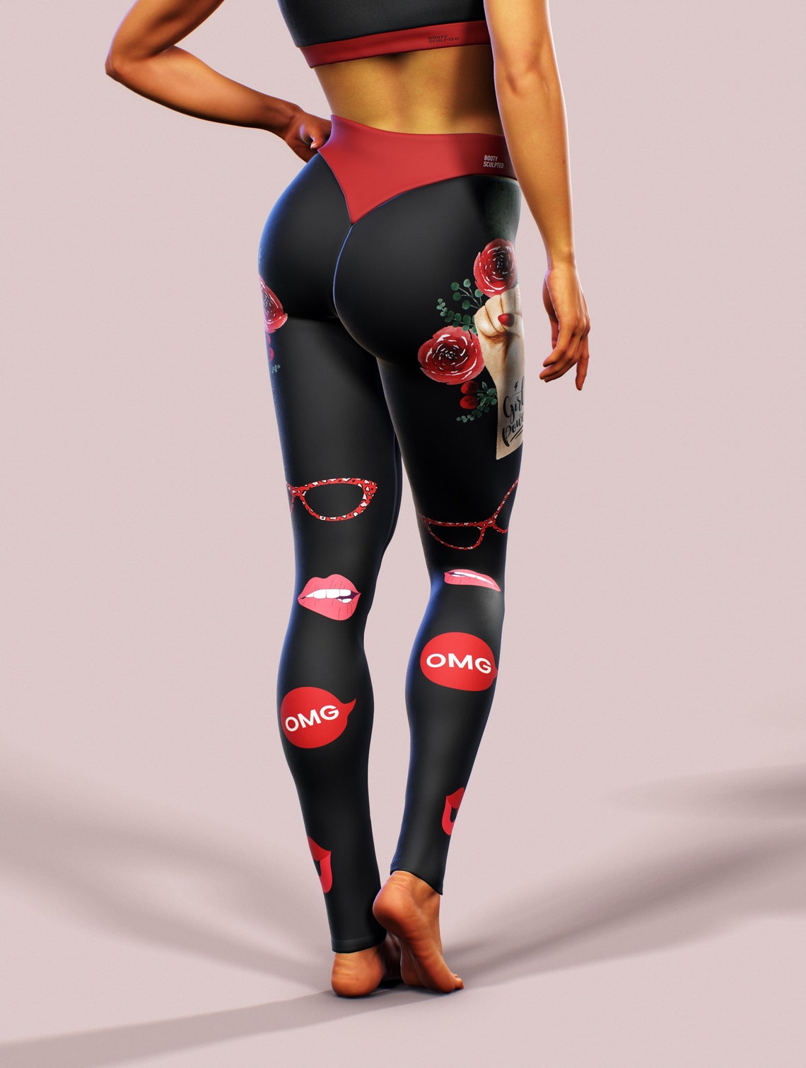 Girl Power Empowering Leggings Women Workout Clothing Dope