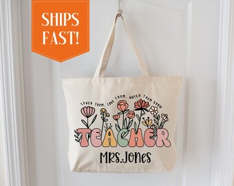 Teacher Gift bag, teacher appreciation, teachers gift, teacher appreciation gift, gift for teacher, Personalized Gift for Teacher, Tote bag