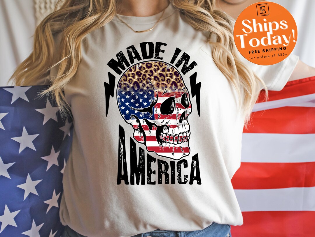 Made in America Shirt 4th of July Shirt Made in America Etsy