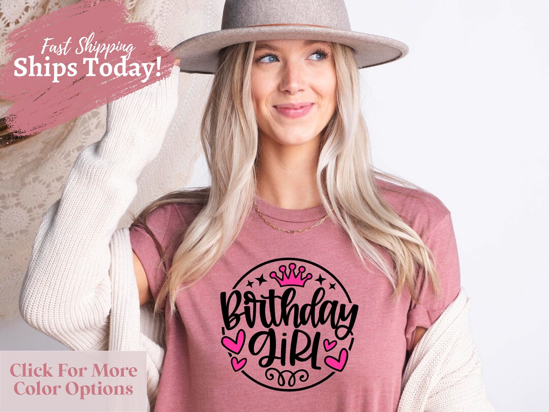 Birthday Girl Shirt, Birthday Shirt, Birthday Girl, Birthday Party Girl