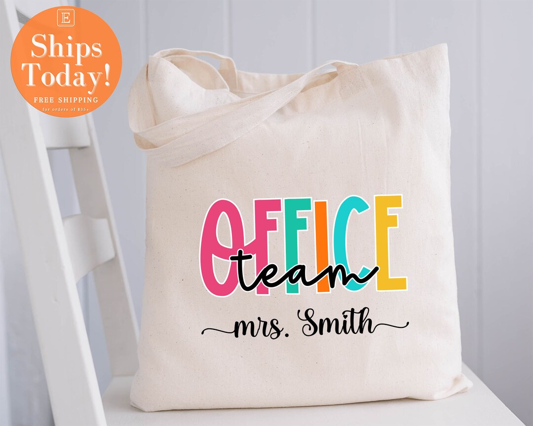 Custom Office Team Tote Bags, Office Bag, Office Squad Bags