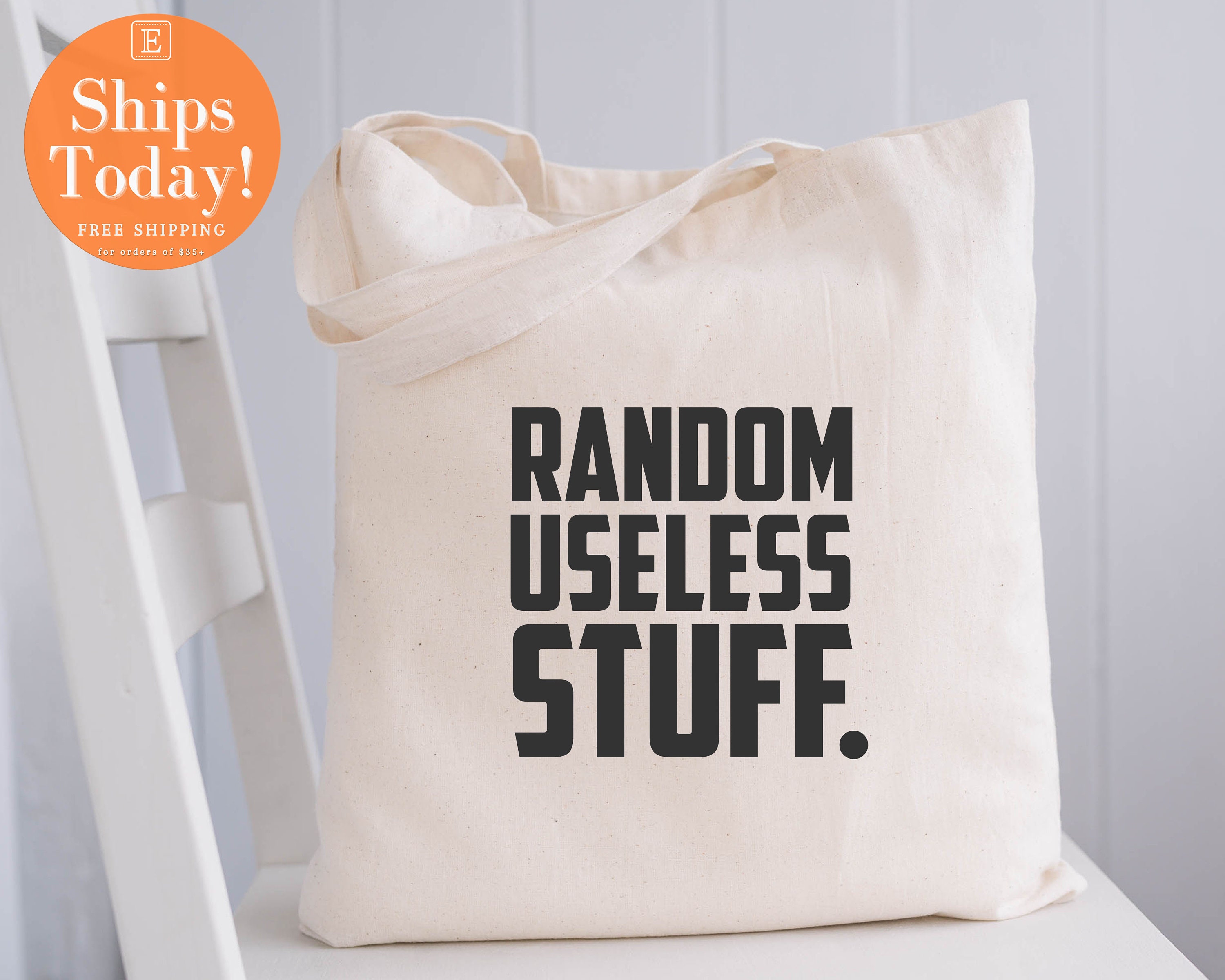 Random Useless Stuff Tote Bag, Funny Canvas Tote Bag, Fun Canvas Tote Bag, Tote  Bag, Canvas Bag, Canvas Tote Bag - Etsy UK