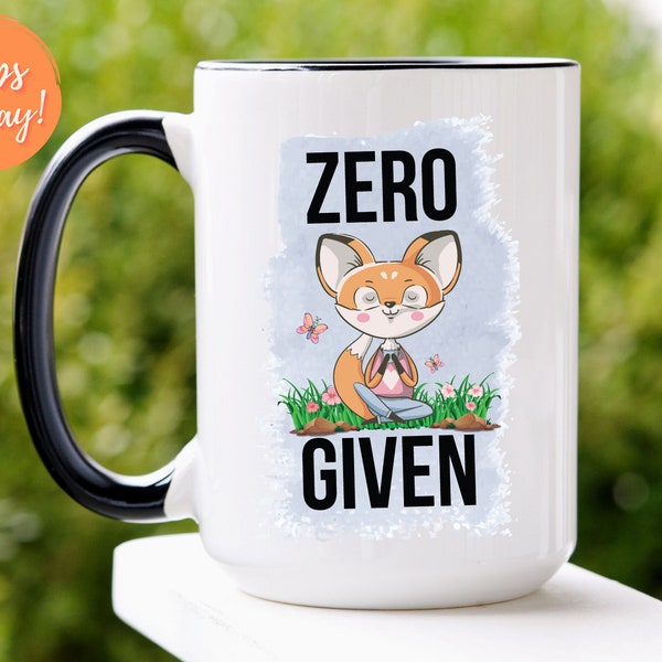 Zero Fox Given Mug Etsy
