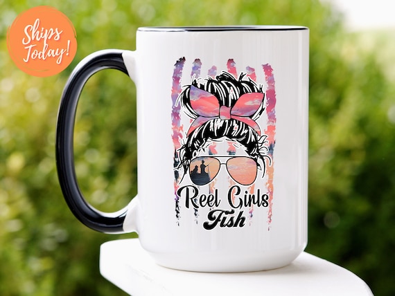 Reel Women Fish, Girls Who Fish, Fisherwoman Mug, Fisherwoman Gift, Gift  for Girls Who Fish, Gift for Fisherwoman, Fishing Girls Gift -  Canada