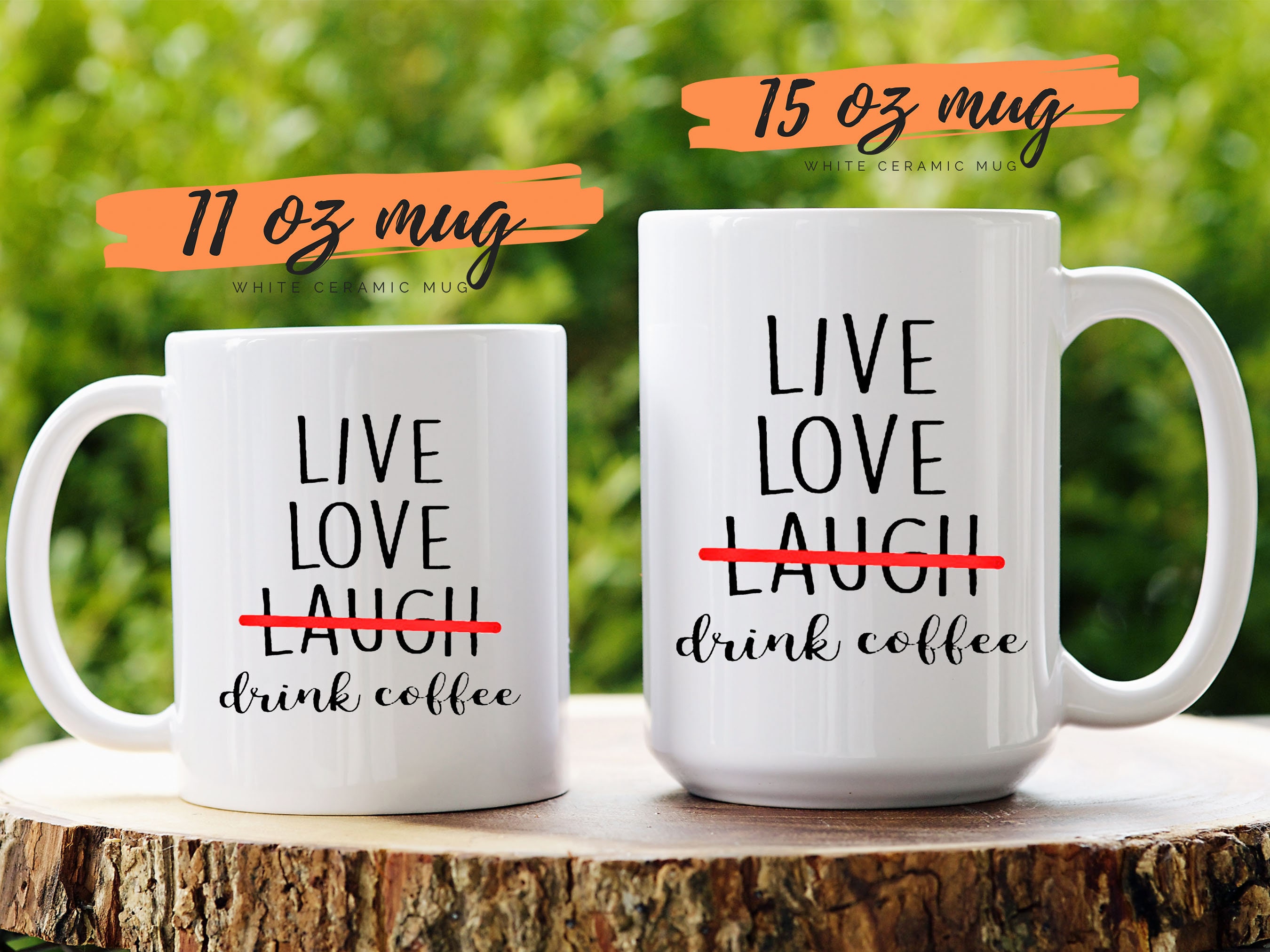 Live Laugh Ligma Coffee Mugs