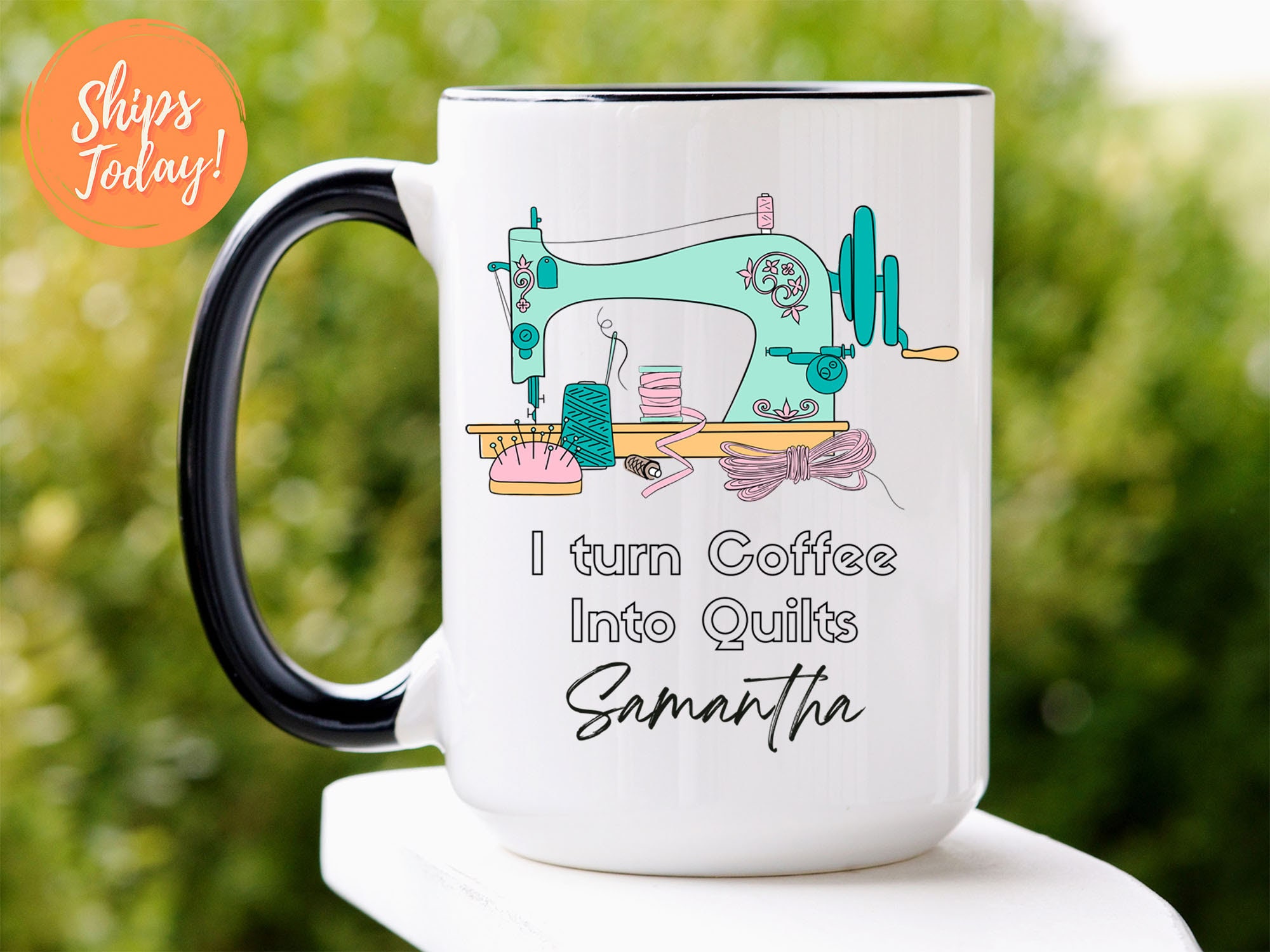 Chilltreads Gift For Quilters Coffee Mug, I Turn Fabric and  Thread Into Quilts What's Superpower Tea Cup ideal for Christmas Birthday  Gifts, 11 OZ: Coffee Cups & Mugs