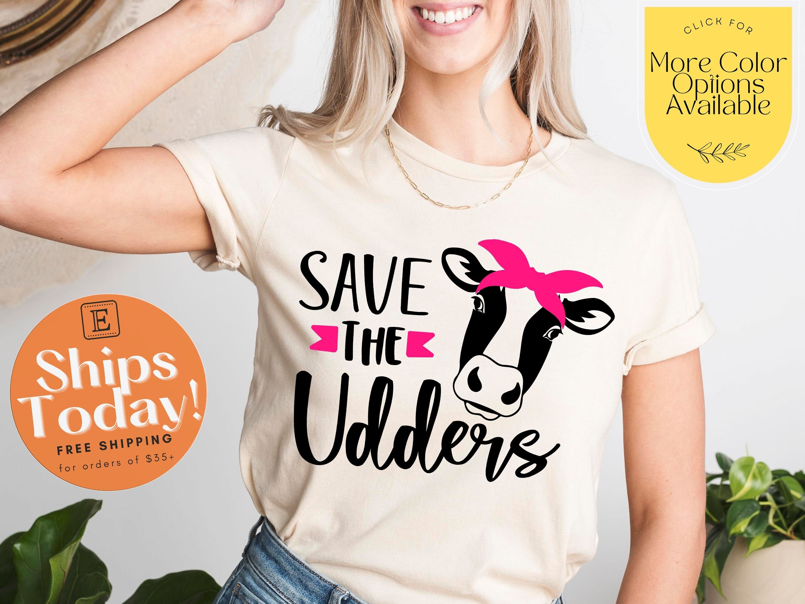 Save the Udders Shirt Breast Cancer Awareness Shirt Cancer
