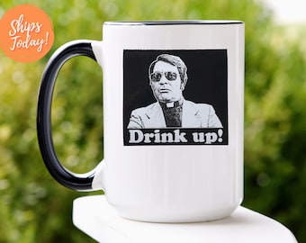 Jim Jones, Drink Up Mug, Cults, Serial Killers, Cult Leader Mug, Dark Humor Mug, Funny Coffee Mug