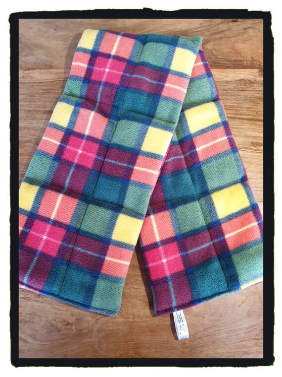 Anxiety Me Calming Soothing Weighted Neck Wrap. Teen adult. Tartan Weighted Shoulder Wrap. Etsy UK