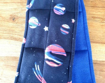 Top Quality - Weighted Shoulder Wrap. Space print and royal blue. 1.2kg.