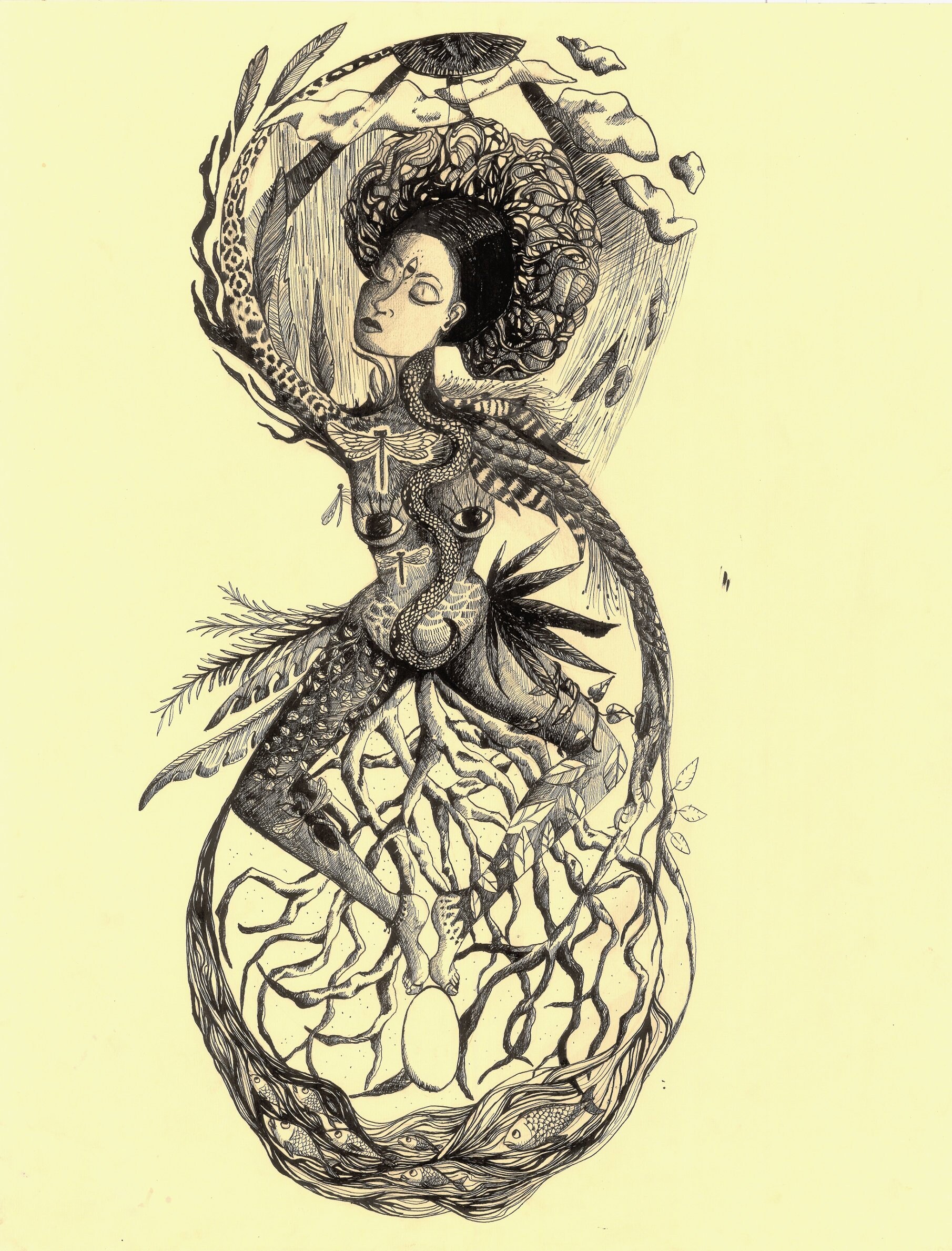 Illustrations Encre de Chine/Affiches Décoration Muralea3 , Imprimé en France Label Imprim'vert/ Ter