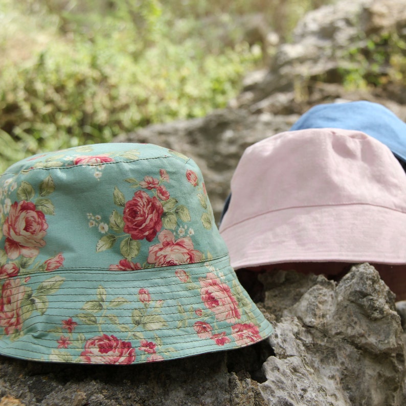 Bucket hat Gorro de pescador Gorro mujer Bucket hat Etsy