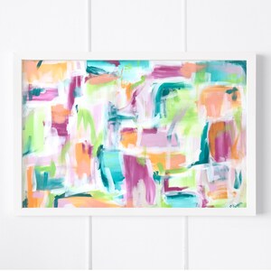 Original Abstract Painting on Canvas Original Artwork Abstract Acrylic Painting Modern Colorful Contemporary Handmade Wall Art image 6