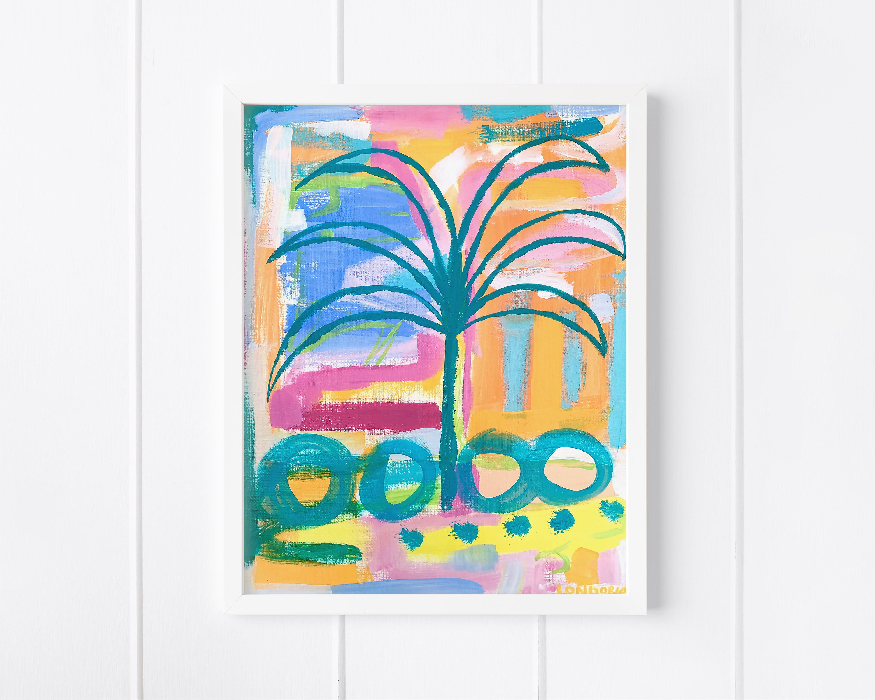 Printable Palm Tree Wall Art, Instant Download, Coastal Tropical ...