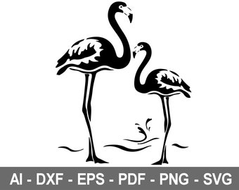 Download Clip Art Svg Animal Svg Zoo Svg Silhouette Files Dxf Commercial Use Flaming Svg Svg Files Cricut Files Flamingo Silhouette Beach Svg Eps Art Collectibles