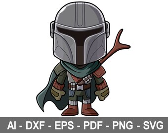 Helmet Template Mandalorian Helmet Vector