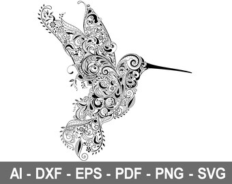 Download Hummingbird Vector Etsy PSD Mockup Templates