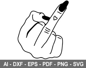 Download 44 Middle Finger Svg Free Pics Free Svg Files Silhouette And Cricut Cutting Files