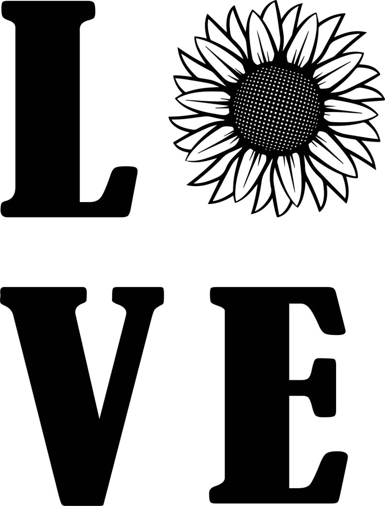 Free Free 173 Sunflower Love Svg SVG PNG EPS DXF File