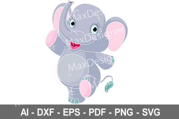 Download Baby Elephant 6 Baby Elephant Svg Svg Dxf Animal Svg Etsy PSD Mockup Templates