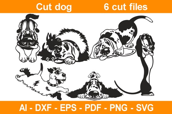 Download Dog Silhouettes Svg Dog Svg Dxf Dog Breeds Svg Dog Svg Etsy PSD Mockup Templates