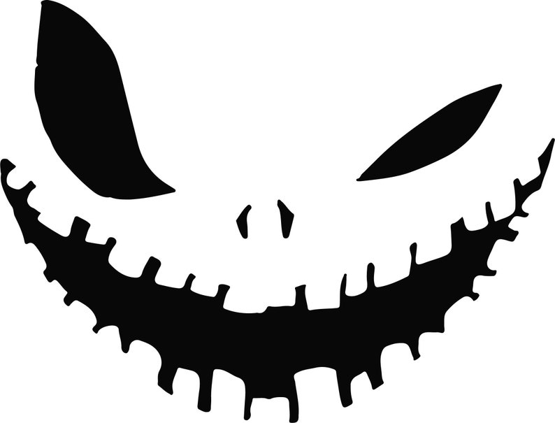 Download Smile svg Halloween smile svg Pumpkin svg Eyes svg Evil | Etsy