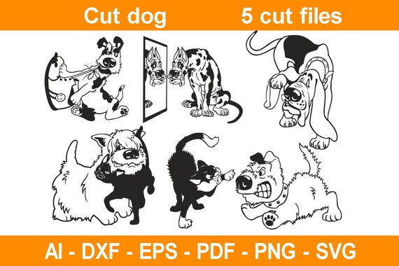 Download Dog Silhouettes Svg Dog Svg Dxf Dog Breeds Svg Dog Svg Etsy PSD Mockup Templates