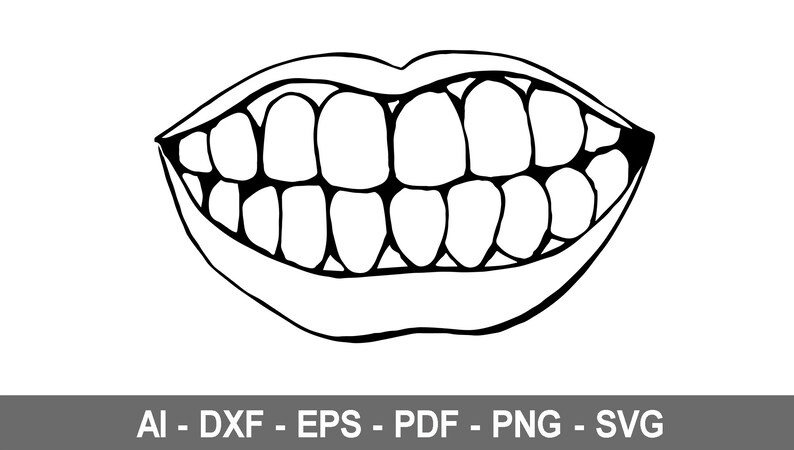 Free Free Smile Teeth Svg 713 SVG PNG EPS DXF File