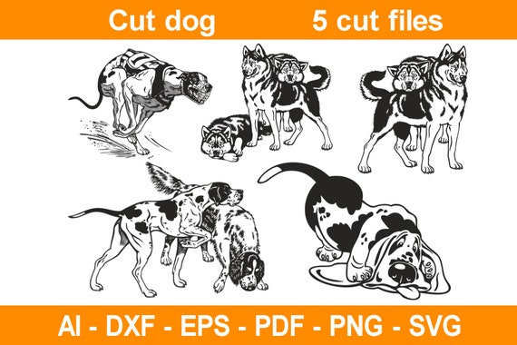 Download Dog Silhouettes Svg Dog Svg Dxf Dog Breeds Svg Dog Svg Etsy 3D SVG Files Ideas | SVG, Paper Crafts, SVG File