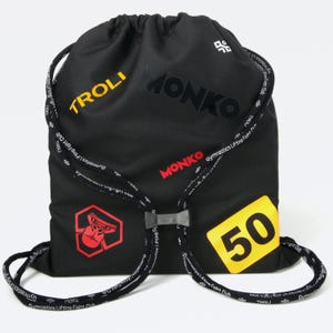 Drawstring Backpack String Bag Sackpack Cinch Water Resistant Nylon - personalized