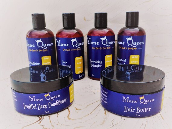 Queen S Collection Gift Box Hair Care Kit Gift Set Bundle Etsy