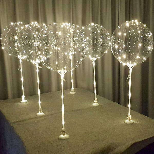 LED Light Up Balloon Centerpiece Kit – Party Decorations