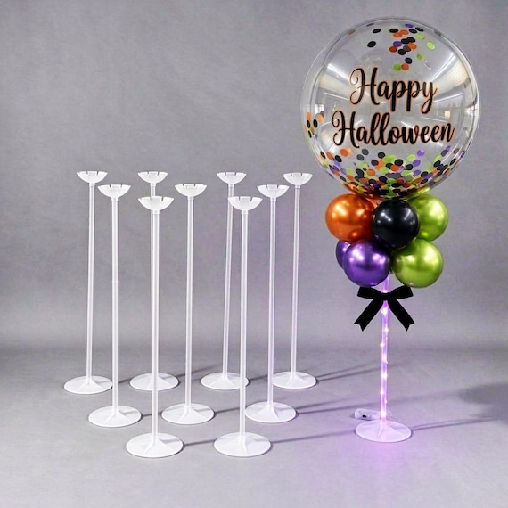 10 Set Balloon Table Centerpiece Kit, Reusable Durable Design