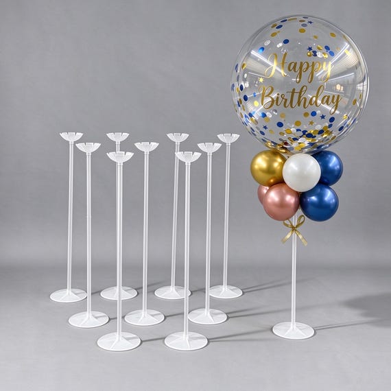 Lightsfever 12 Set Balloon Table Centerpiece Kit, Reusable Durable Design