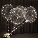 12pc Led Balloons 22 Inch With  Batteries Light Up Bobo Balloons, Led Party Balloons, Wedding Balloons, Helium Or Air 