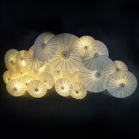 24pc LED Light up Paper Umbrella Paper Parasol Set of Various Sizes, for  White Wedding Decoration, Aisle Decoration, Wedding Decor - Etsy Australia