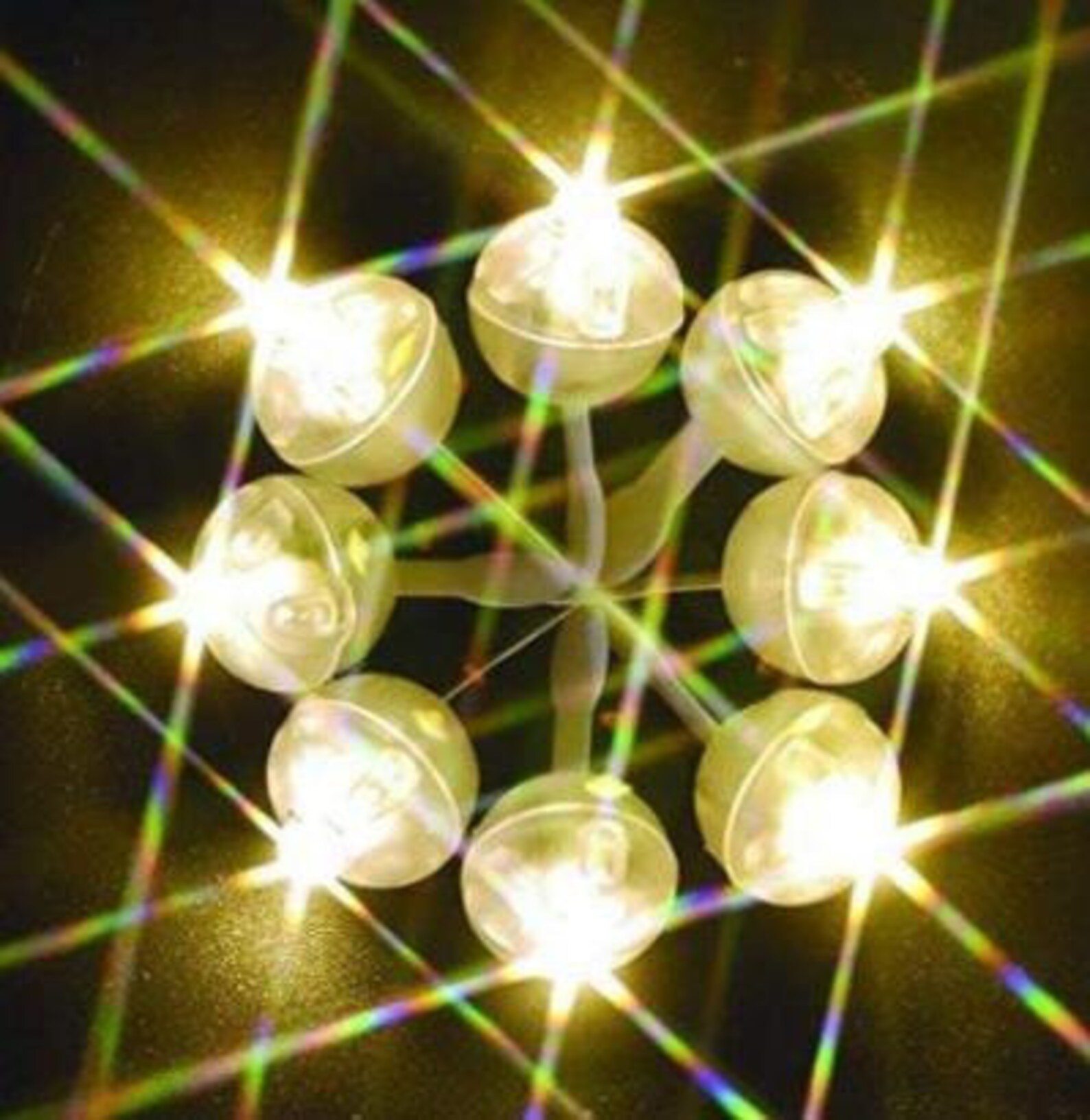 120pc Light up Balloon Lights Confetti Lights of Cold White Etsy