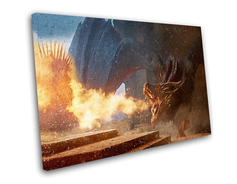 Game Of Thrones Jon Snow 8x12/" Stretched Canvas Art Print