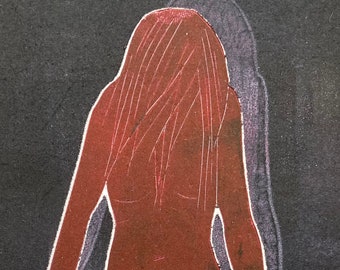 Small Naked Woman Art - Etsy