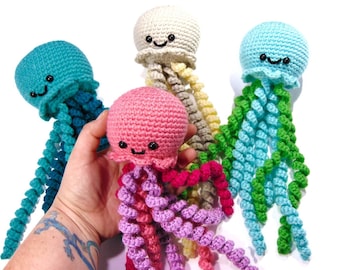 Mini Plush Octopus - Crochet, Choose your own colors