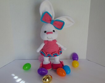 Bunny Plush, Custom colors, Easter and Spring, Gift, Basket