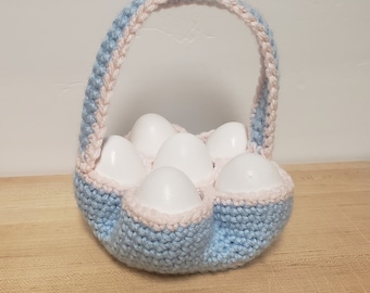 Half Dozen Egg Basket, Farmers Tool, Chicken Lovers, Choose your colors