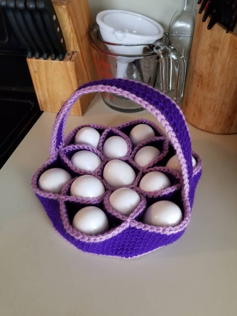 Bakers Dozen Egg Basket Farmers Tool Chicken Lovers Choose Etsy