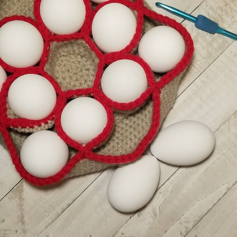 Bakers Dozen Egg Basket Farmers Tool Chicken Lovers Choose Etsy