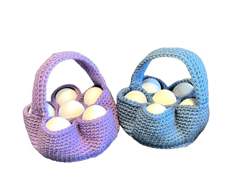 Half Dozen Egg Basket Farmers Tool Chicken Lovers Choose Etsy