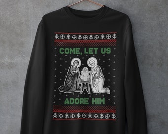 nativity sweater