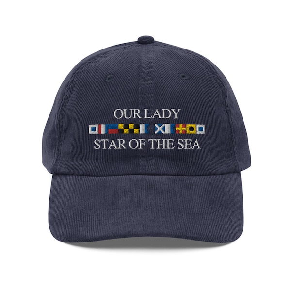 Our Lady Star of the Sea, Stella Maris, Catholic, Corduroy, dad hat, yuppie, preppy, boating, sailing, old money, nautical